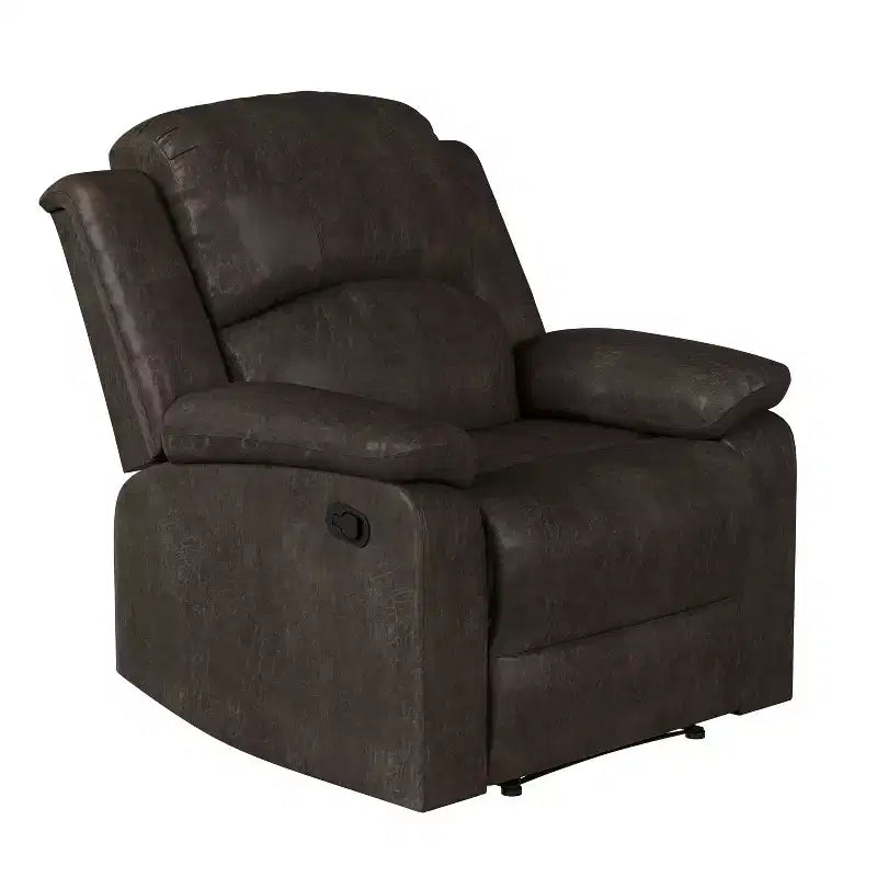 Sillón reclinable con almacenamiento incorporado y portavasos, espuma de alta densidad, capacidad de 250 lb