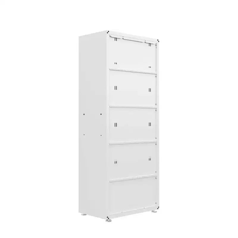 Armoire de rangement haute pour garage avec portes, acier robuste  