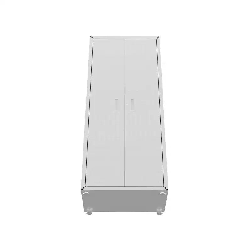 Armoire de rangement haute pour garage avec portes, acier robuste  