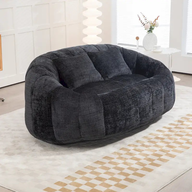 GDFStudio - Laurel-Chenille-Zweisitzer mit hochdichtem Schaumstoff und extra großem Komfort