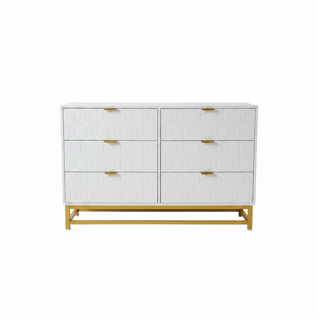 白色六斗柜