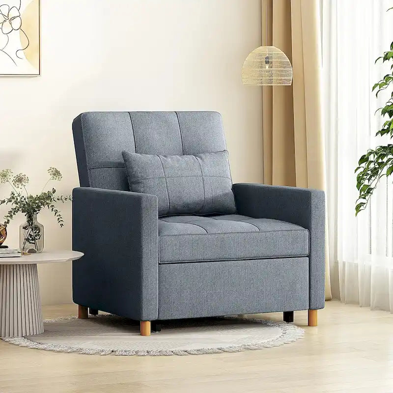 Fauteuil convertible AECOJOY 3 en 1 avec coussin et dossier réglable