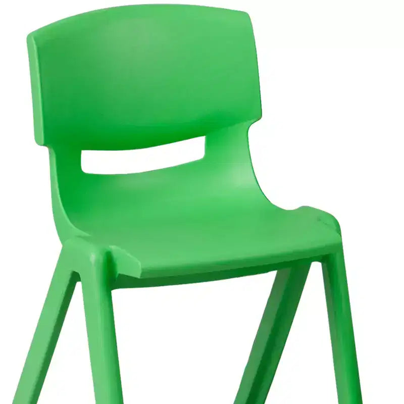 Ensemble table d’activités rectangulaire réglable en hauteur en plastique Emma and Oliver, 23.625W x 47.25L, avec 6 chaises