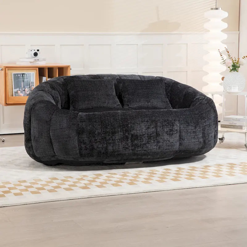 GDFStudio - Laurel-Chenille-Zweisitzer mit hochdichtem Schaumstoff und extra großem Komfort