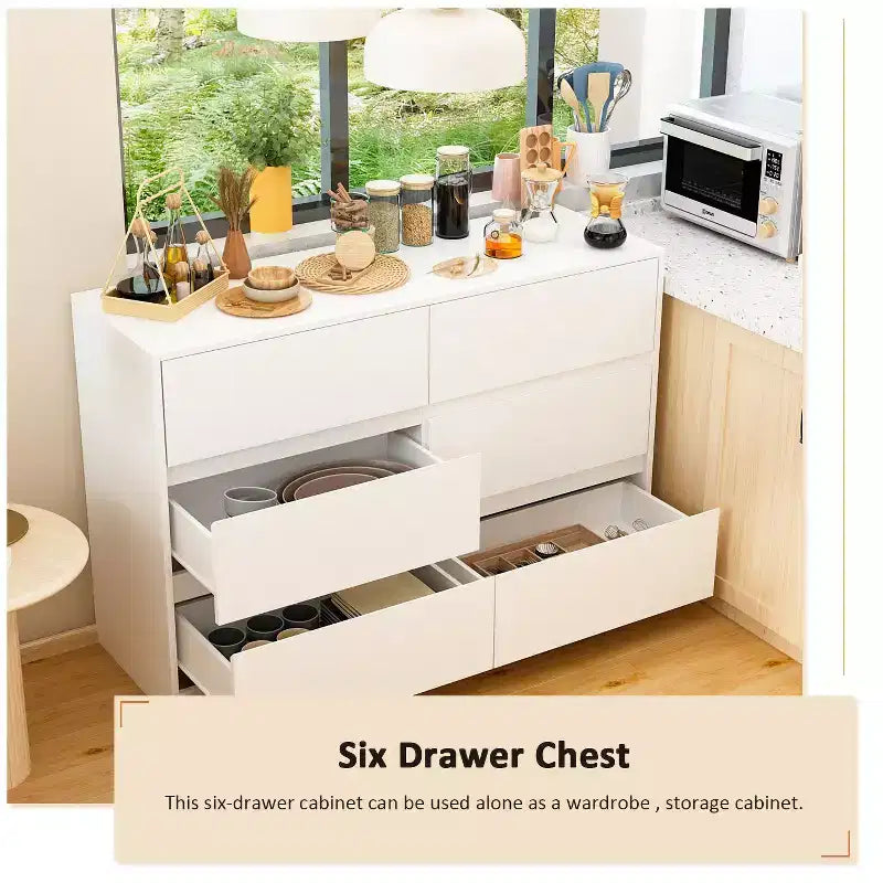 Buffet avec rangement intelligent, pivotant et extensible, avec 6 tiroirs, comptoir prolongé, tapis antidérapant, table à manger pivotante et garde-manger pour îlot de cuisine