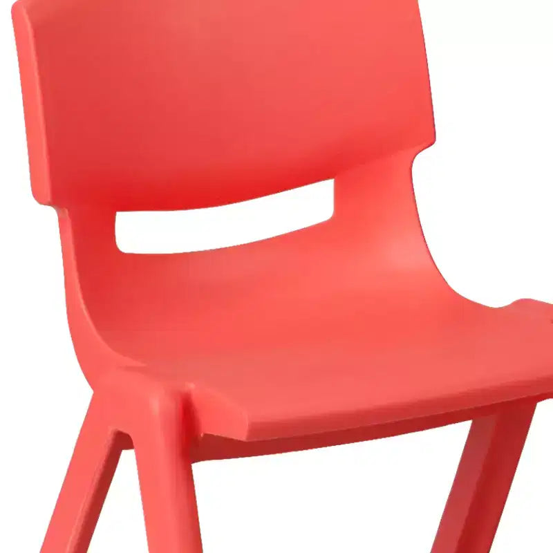 Ensemble table d’activités rectangulaire réglable en hauteur en plastique Emma and Oliver, 23.625W x 47.25L, avec 6 chaises