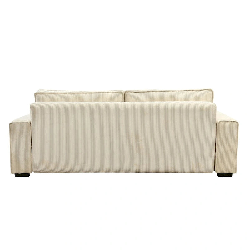 Grand canapé-lit Roomfitters avec rangements, canapé moderne 3 places, canapé rembourré avec dossier pour petits espaces