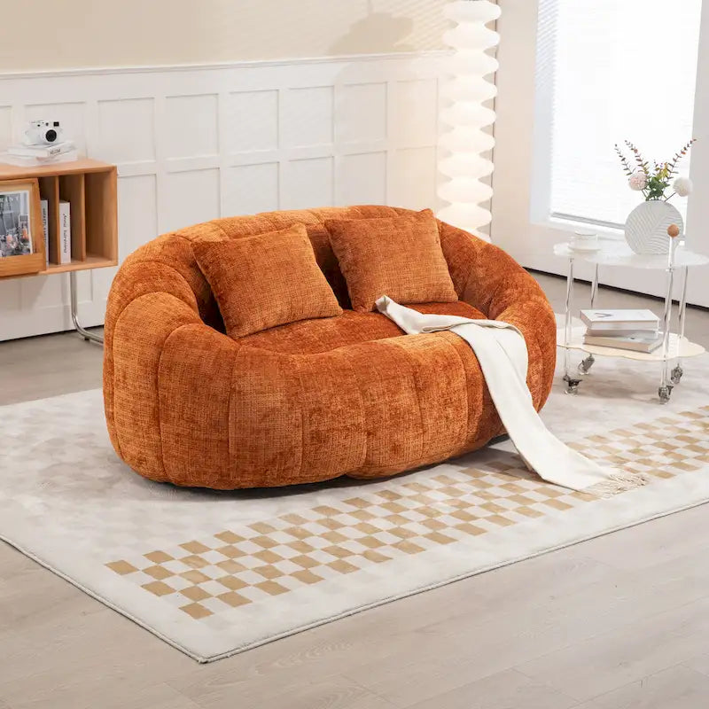 GDFStudio - Laurel-Chenille-Zweisitzer mit hochdichtem Schaumstoff und extra großem Komfort