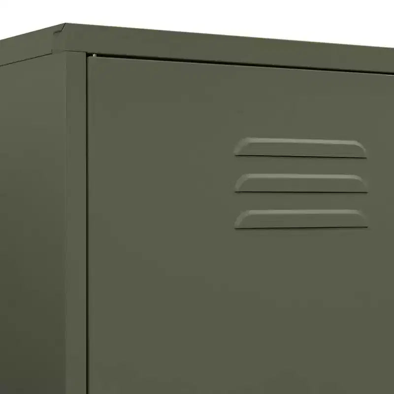 Armoire vidaXL vert olive 35.4x19.7x70.9 en acier