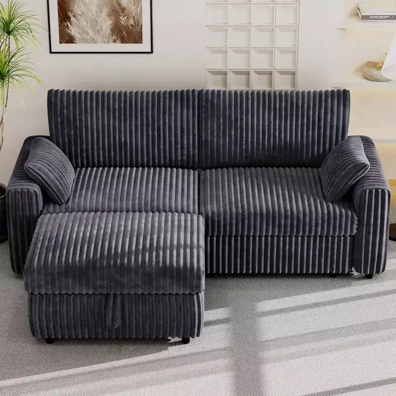 Modulares Cordsofa von Dyonery mit waschbaren Bezügen
