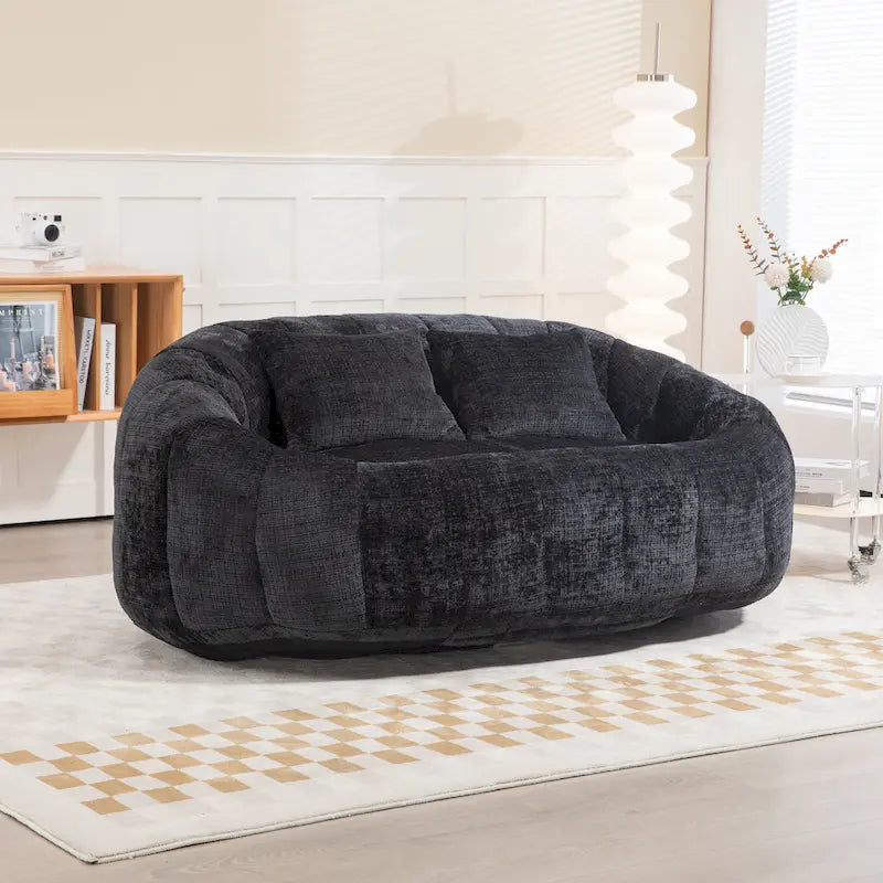 GDFStudio - Laurel-Chenille-Zweisitzer mit hochdichtem Schaumstoff und extra großem Komfort