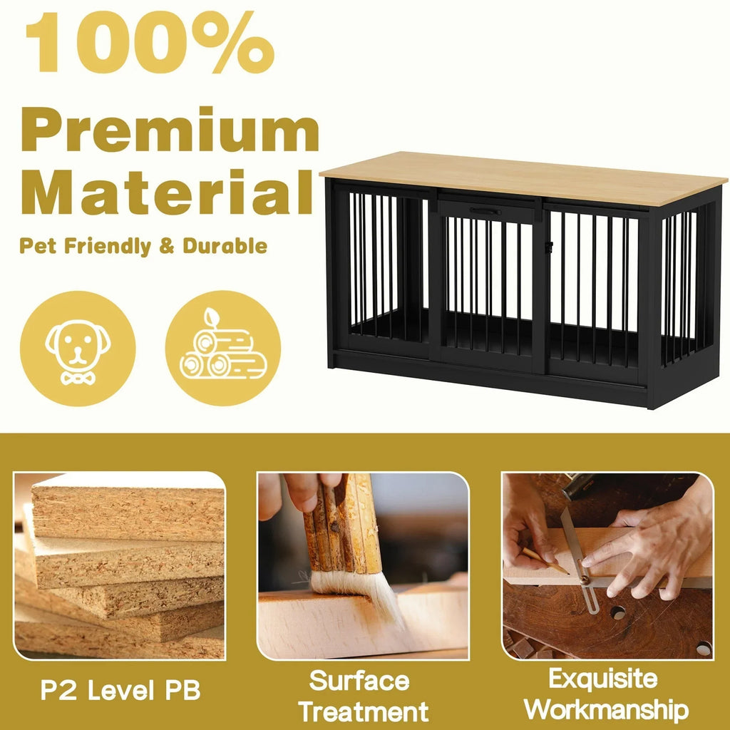 Tierresidenz mit Eisenrohrverstärkung, stilvolle und robuste Hundebox