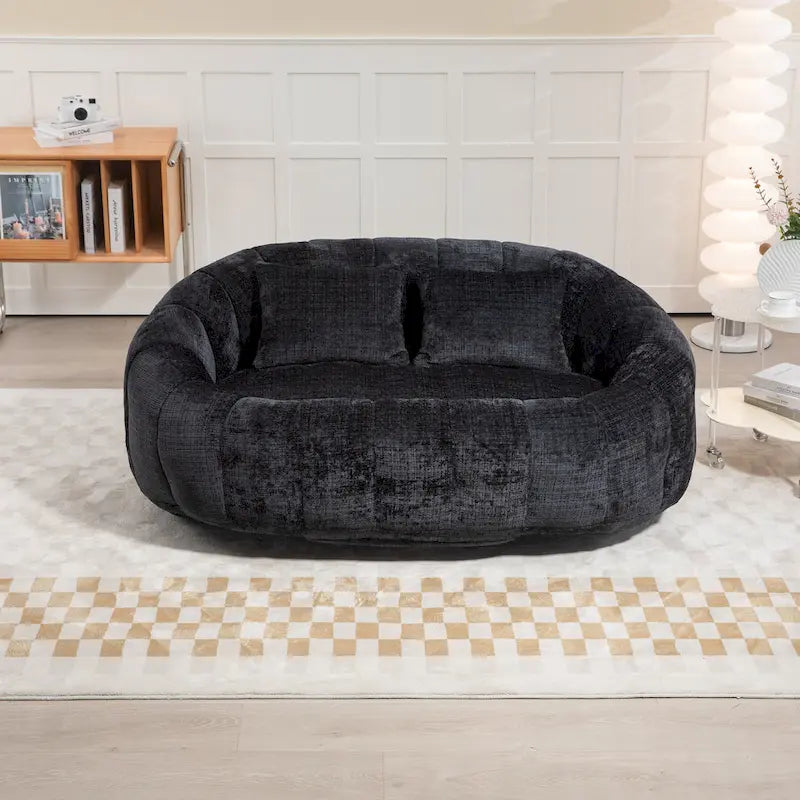 GDFStudio - Laurel-Chenille-Zweisitzer mit hochdichtem Schaumstoff und extra großem Komfort