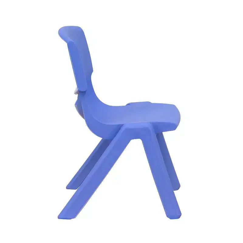 Ensemble table d’activités rectangulaire réglable en hauteur en plastique Emma and Oliver, 23.625W x 47.25L, avec 6 chaises