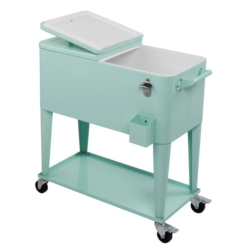 Glacière en fer de 80QT avec étagère