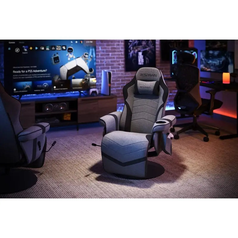 Gaming-Relaxsessel - Gaming-Sessel mit Liegefunktion und Fußstütze
