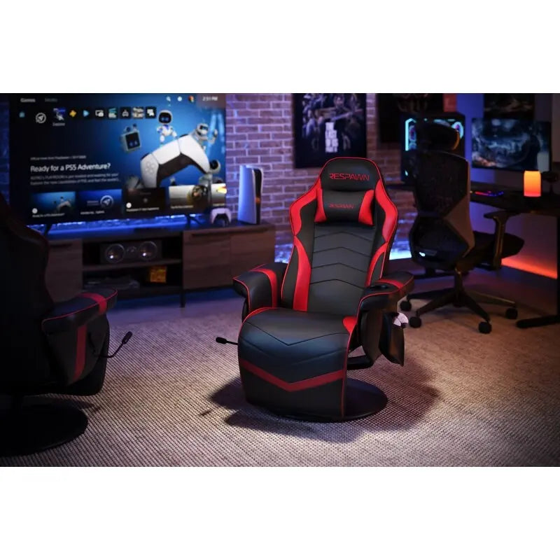 Gaming-Relaxsessel - Gaming-Sessel mit Liegefunktion und Fußstütze