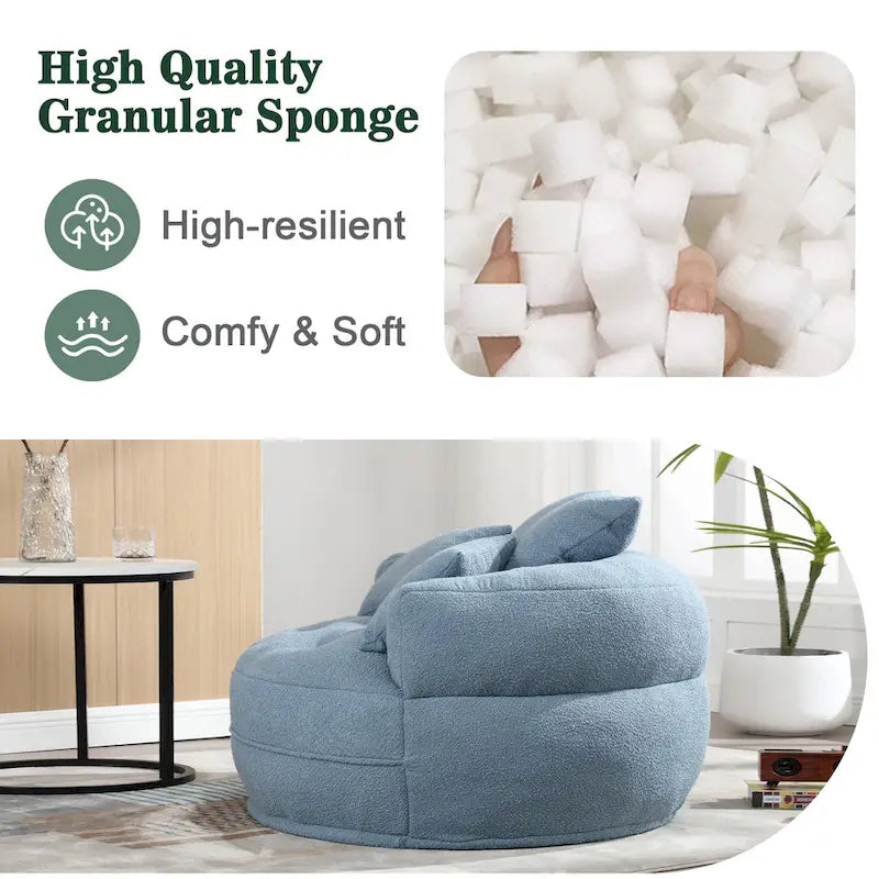 Runder Sofa-Sessel ?C Weiß/Blau/Grau/Gelb/Orange/Rosarot/Marineblau/Grün, Einzel- und Doppelsitz