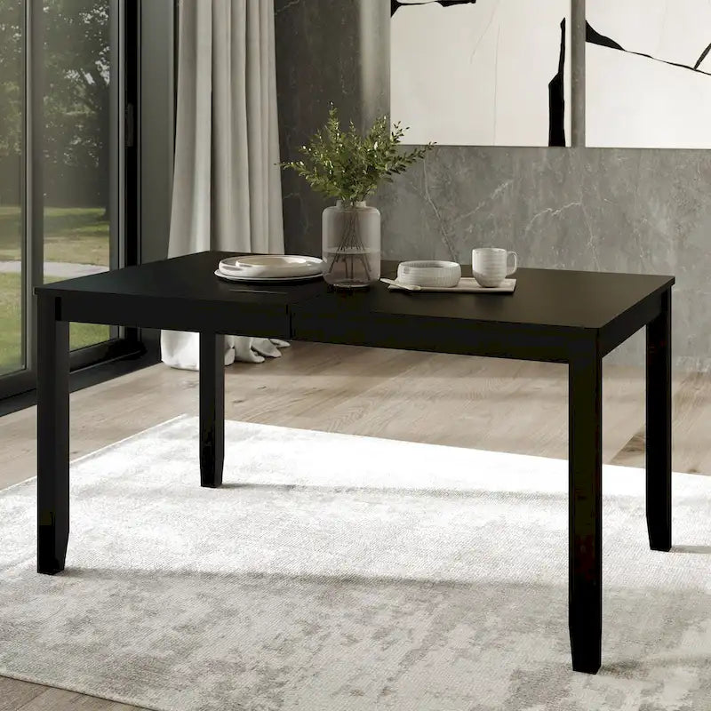 CraftPorch klassisches Esszimmer-Set aus Holz, 7-teilig