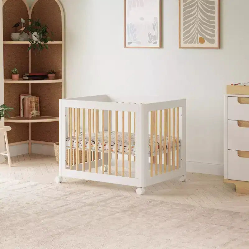 Babyletto Yuzu 8-in-1-Kinderbett, umbaubar mit Umbausets für alle Altersstufen