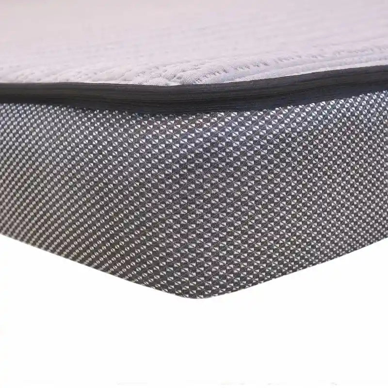 Rancho slaapbank met rustieke bruine suèdestoffen bekleding - 37 x 86 x 40