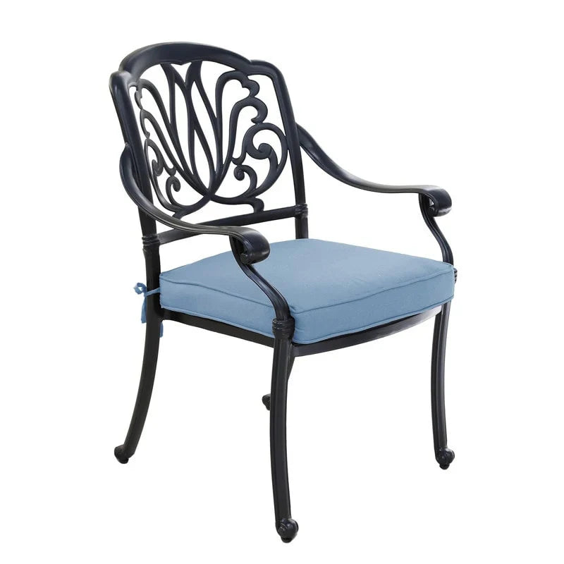 13-teiliges Essplatz-Set Manasquan aus Aluminium in Gunmetal von Havenside Home