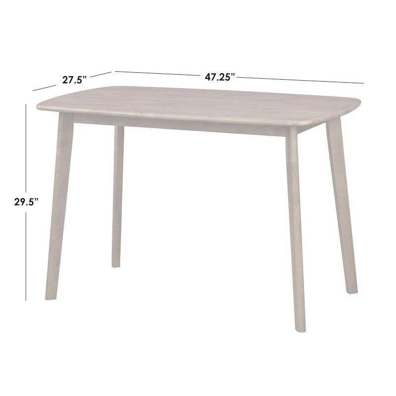 4-teiliges Esszimmer-Set aus Massivholz Simple Living Nettie