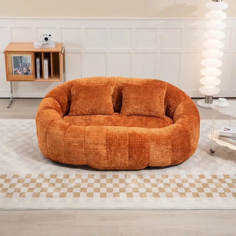 GDFStudio - Laurel-Chenille-Zweisitzer mit hochdichtem Schaumstoff und extra großem Komfort