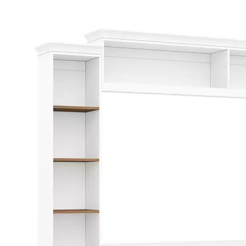 Meuble mural de divertissement de style champêtre ModernLuxe 4 en 1, compatible avec les téléviseurs jusqu'à 70, meuble TV et console multimédia avec étagères réglables et tiroirs