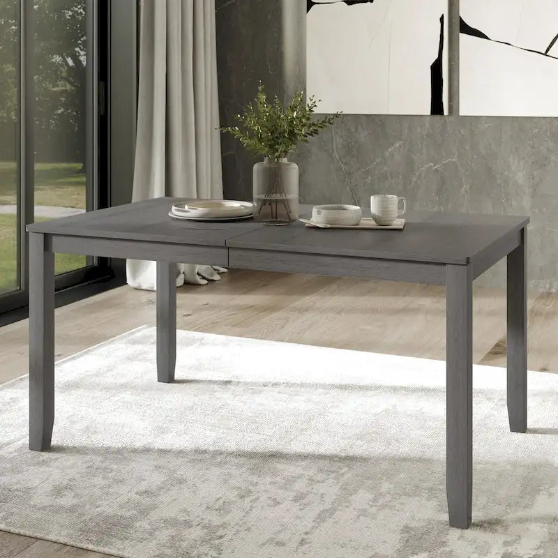 CraftPorch klassisches Esszimmer-Set aus Holz, 7-teilig