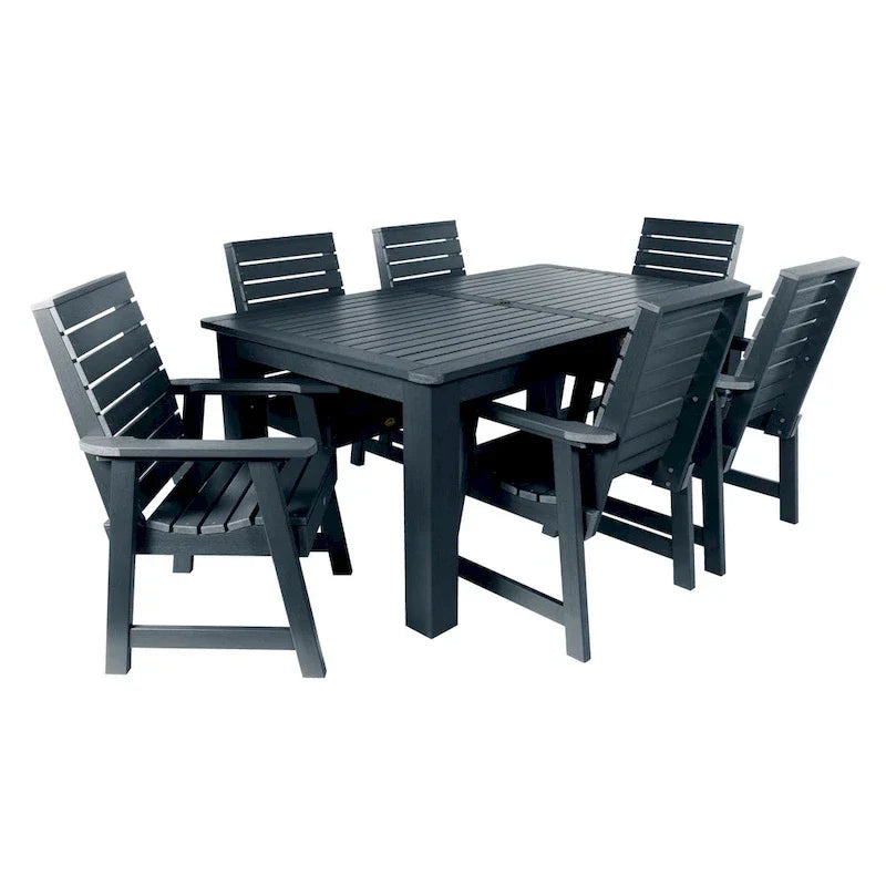 HIGHWOOD PROFESSIONAL 7-delige eethoek voor buiten 42x72