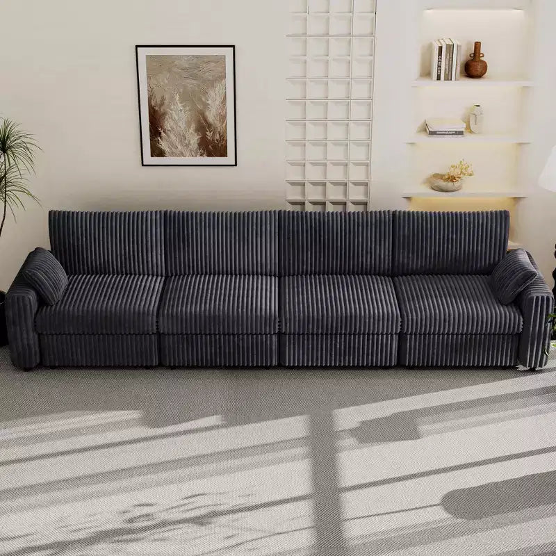Modulares Cordsofa von Dyonery mit waschbaren Bezügen