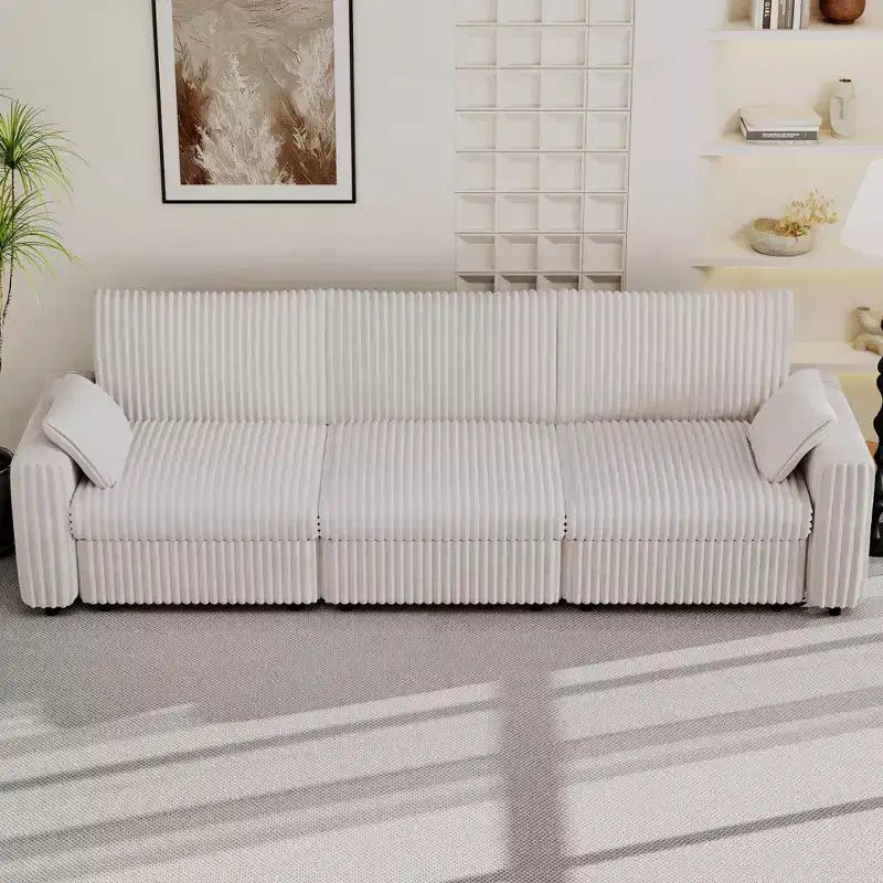 Modulares Cordsofa von Dyonery mit waschbaren Bezügen