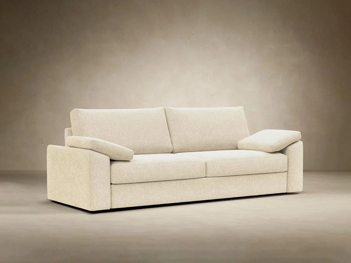 Vilander-Schlafsofa mit gepolsterten Armlehnen