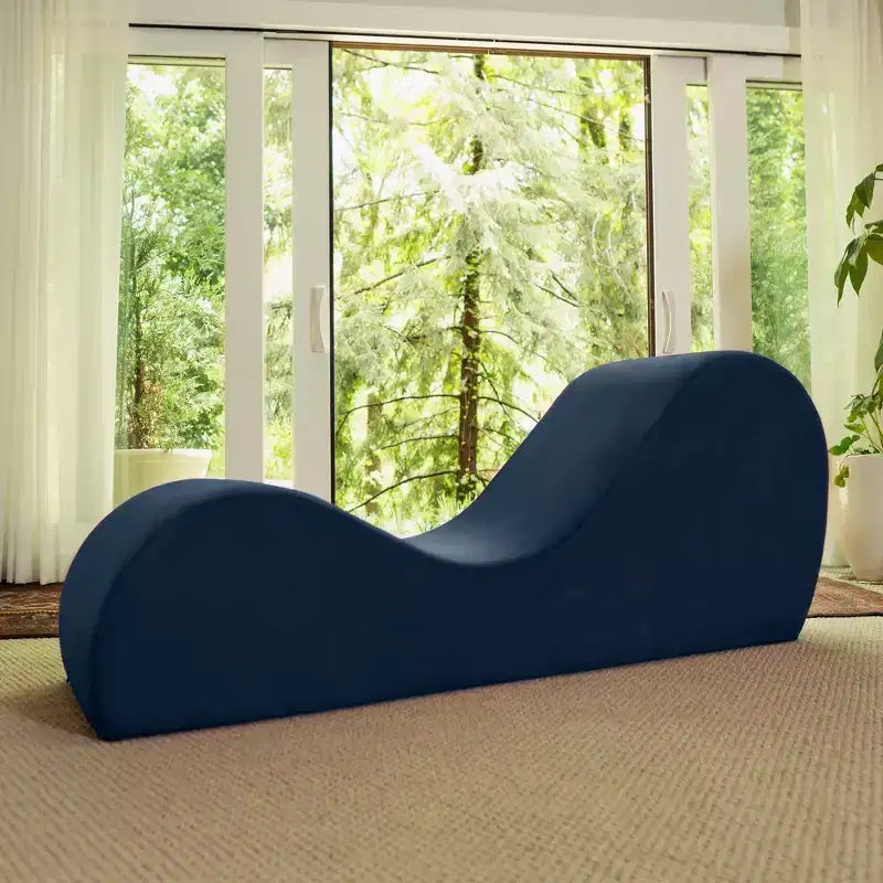Méridienne élégante Avana pour le yoga - Fabriquée aux États-Unis - Idéale pour les étirements, la détente, l’exercice et plus encore, 60D x 18W x 26H pouces, gris clair