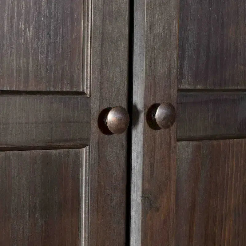 Kleiderschrank aus Massivholz mit 2 Türen - 41x72x22
