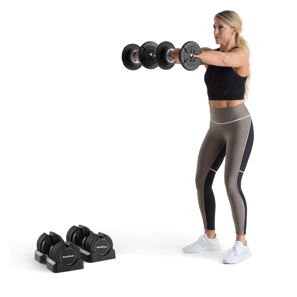 NordicTrack Kurzhantel-Set mit Select-a-Weight-System, 55 Lb.