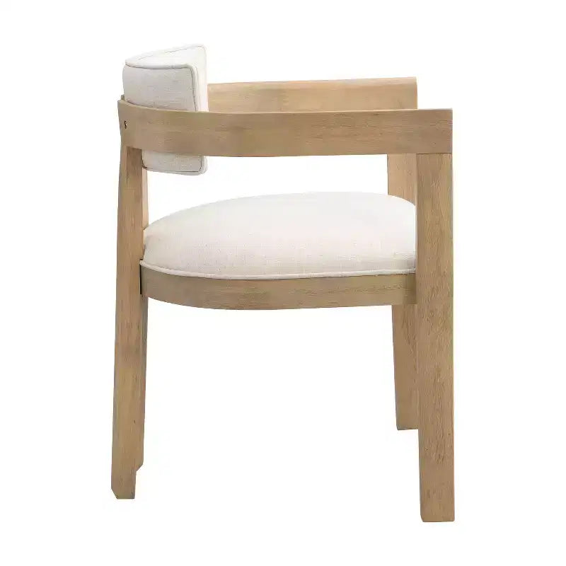 Modernes 5-teiliges rundes Esszimmer-Set von Christopher Knight Home Shankar mit Stühlen aus Kautschukholz und Polsterung