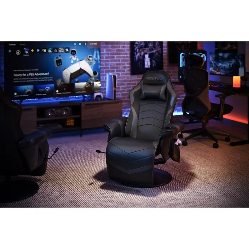 Gaming-Relaxsessel - Gaming-Sessel mit Liegefunktion und Fußstütze
