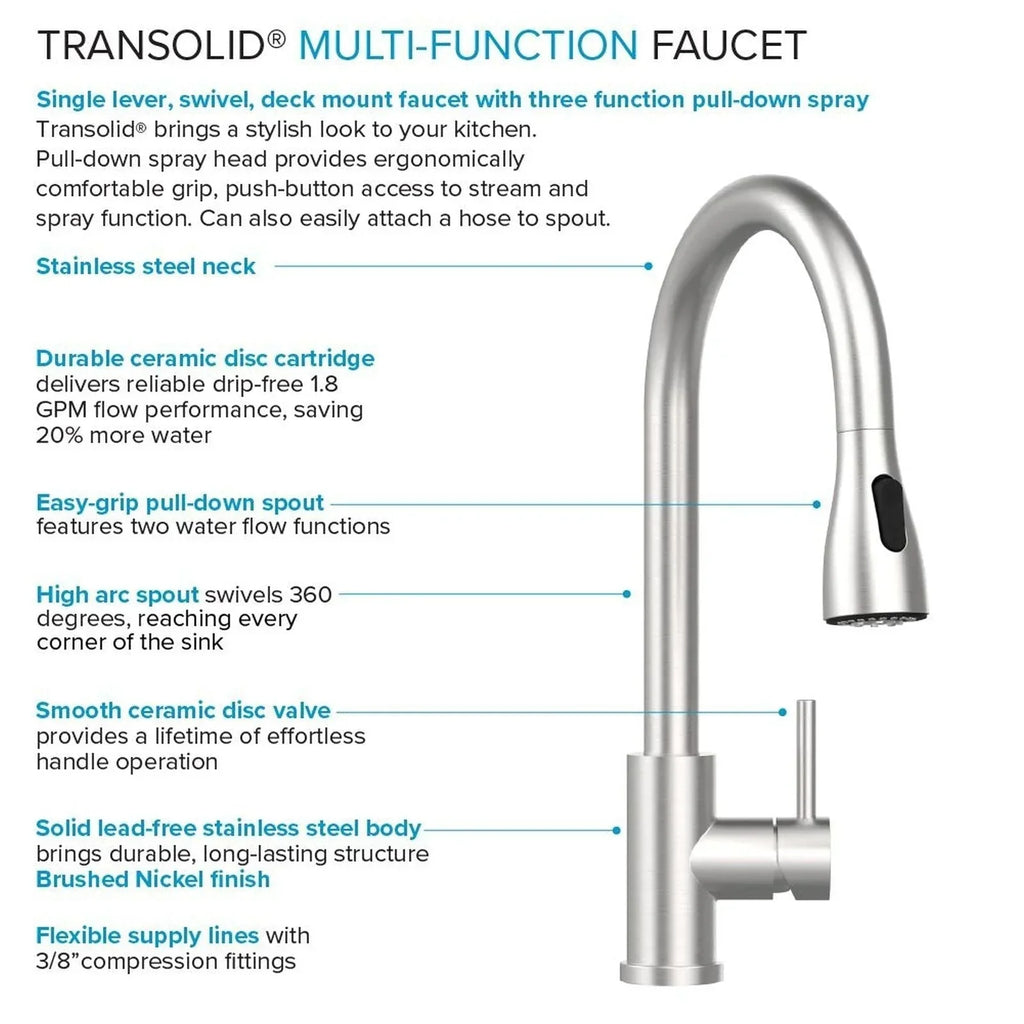 Évier de buanderie en acier inoxydable avec meuble de lavage - 24-in W x 22-in D x 35-in H