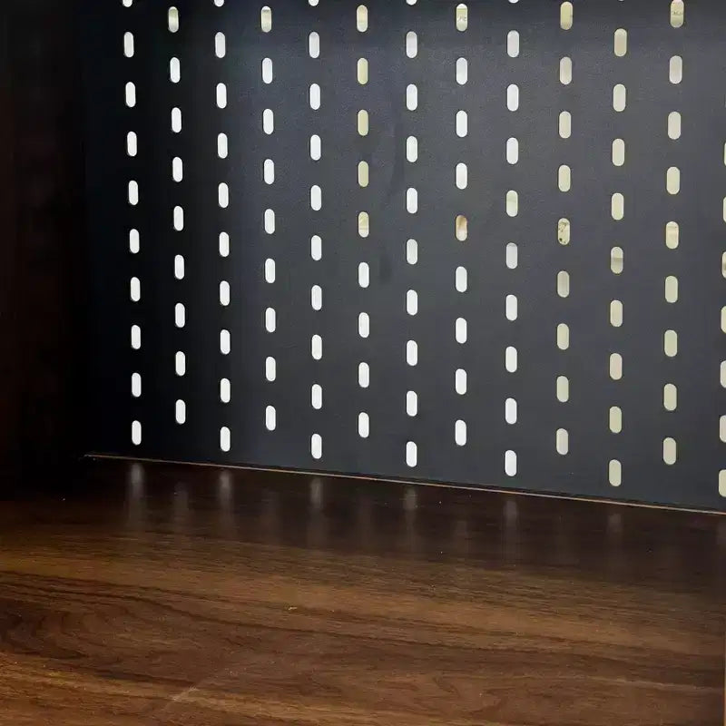 GDFStudio Sinclair Nowoczesny składany drewniany stolik do nauki 36 z miejscem do przechowywania