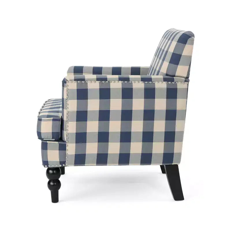 Christopher Knight Home Harrison moderner Clubsessel mit Stoffbezug und Ziernägeln